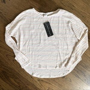 3/$25 Paper Crane 3/4 Sleeve Top